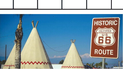 Located in San Bernardino, California, Wigwam Village No. 7 is one of the sites travelers look for along Historic Route 66.. Photo courtesy of National Park Service