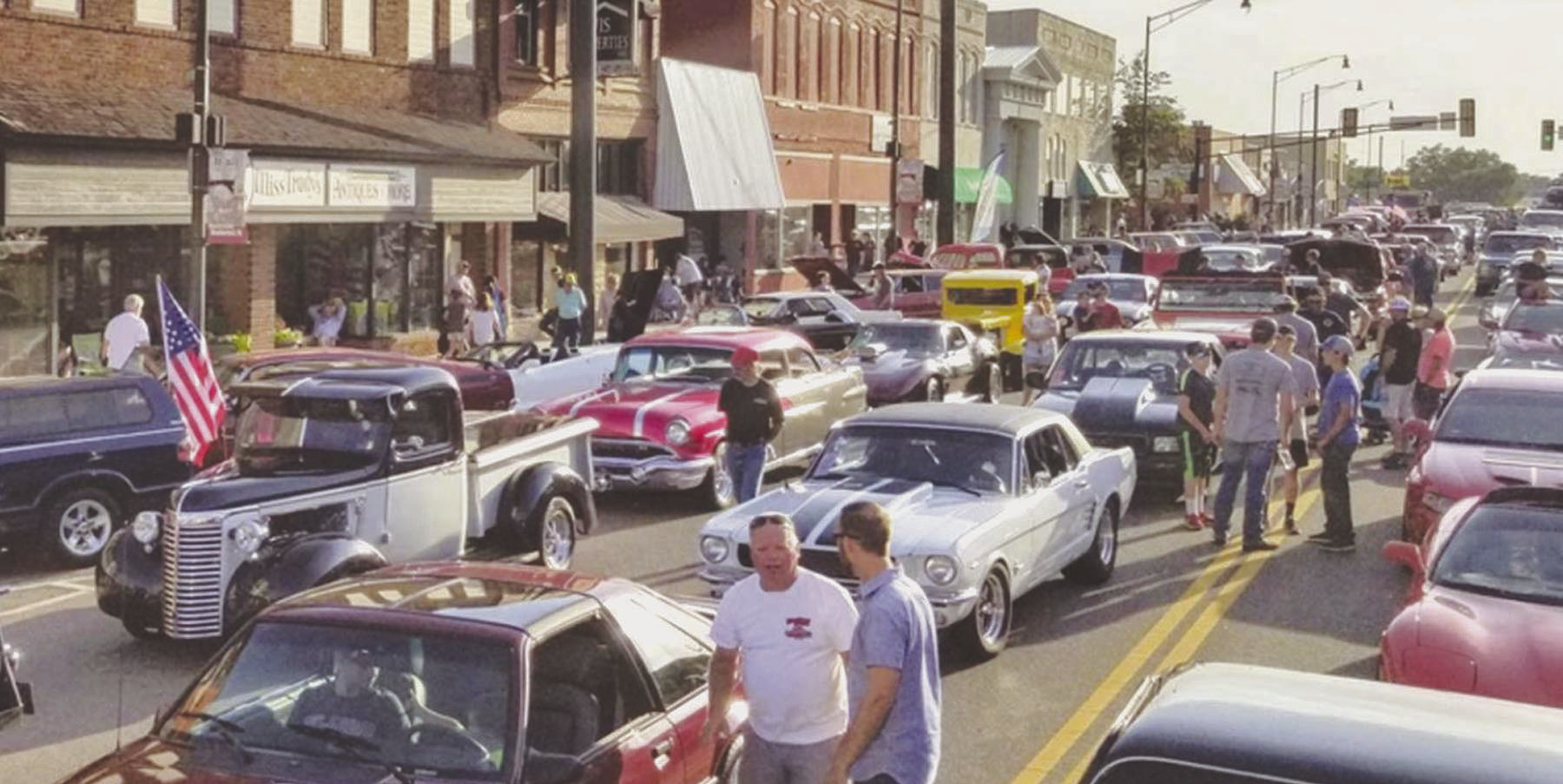 This file photo showcases the primary event of the annual Heartland Cruise Car Show in Weatherford.