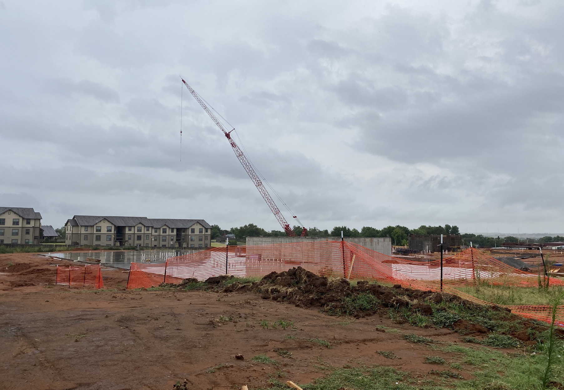The foundation is poured at Gen. Thomas P. Stafford Elementary.