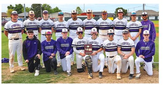 The Hydro-Eakly baseball wins the District Tournament in Hydro.